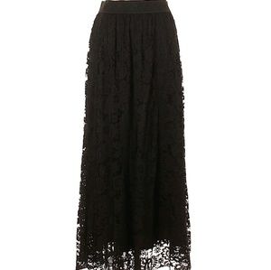 LuLaRoe Black Lace Maxi Skirt
